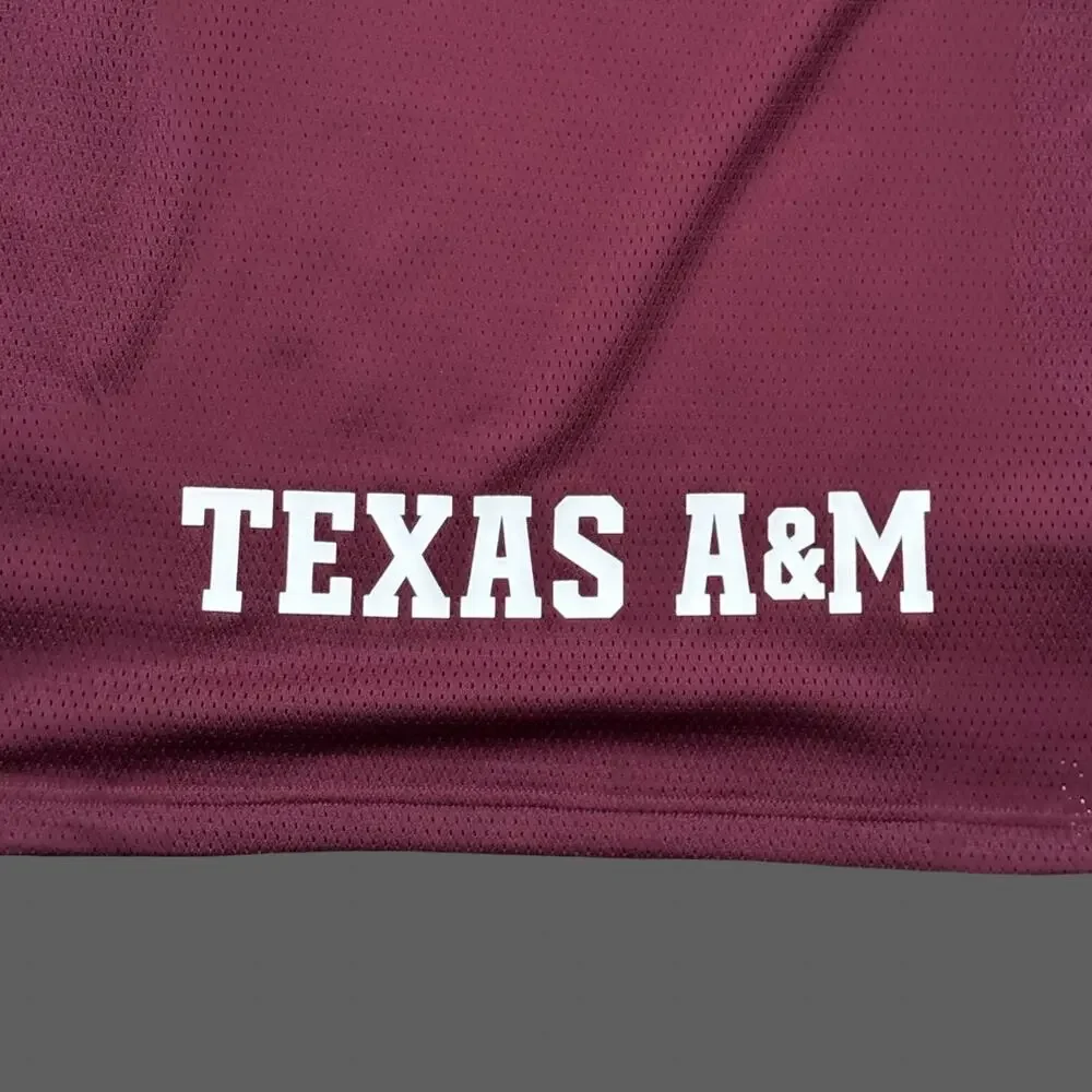 Adidas Texas A&M Aggies Mesh Hoodie Burgundy M NWT